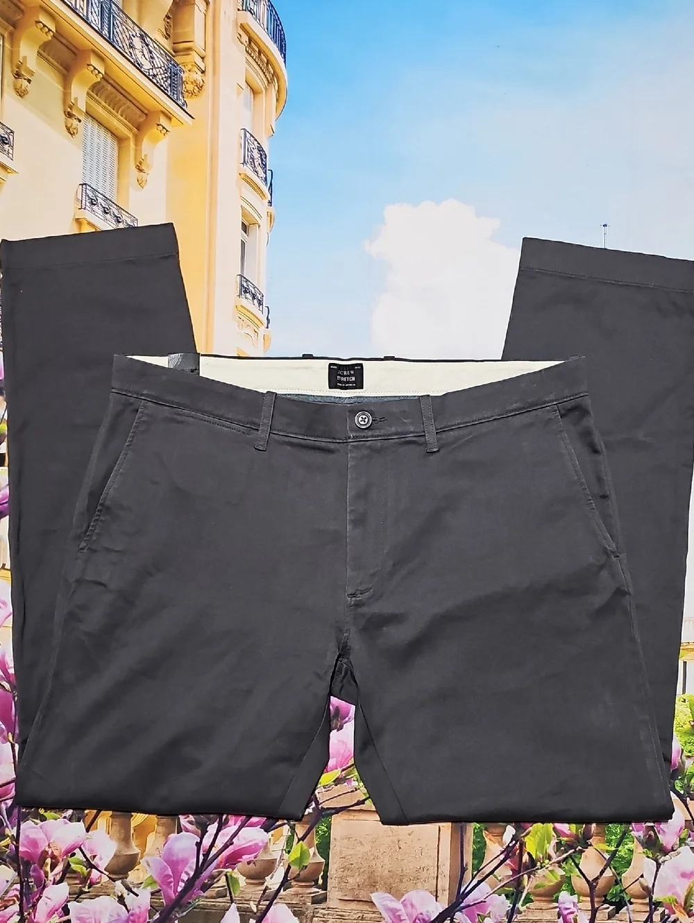 J. Crew Gray Slim Fit Chinos Pants Size 34x30 New